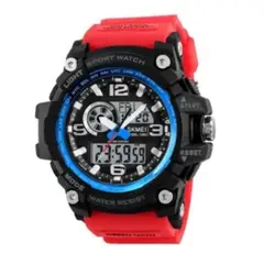 SKMEI - Reloj 1283 Dual Time Rojo