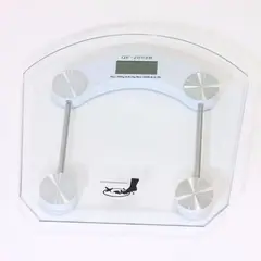 SCALE - Balanza Bascula Digital De Vidrio Hasta 180Kg- Transparente