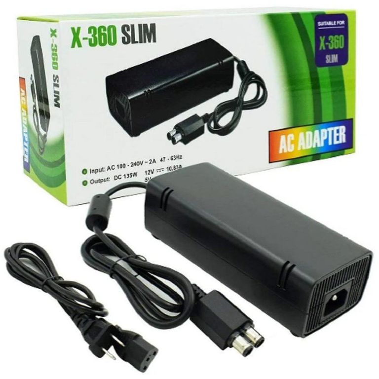 Cargador Adaptador Fuente De Poder Xbox 360 Slim 220v.