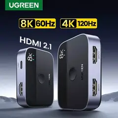 UGREEN - Divisor HDMI 2.1 8K Switch Splitter HDMI