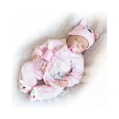 LIANYUN - Muñeca 55Cm Con Chupete Y Biberón