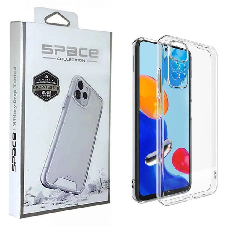Space drop para xiaomi redmi note 11 pro - transparente