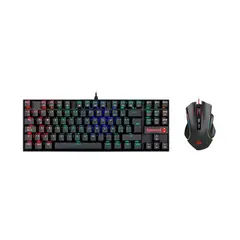 REDRAGON - - Kit Kumara K552 Switch Blue Griffin M607 RGB Black