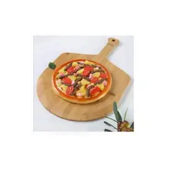 NO LOGO - Tabla para Pizza + Cortador de Calidad Alta