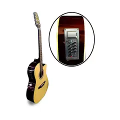 CALIFORNIA - - Guitarra Electroacustica 4 bandas - Natural.