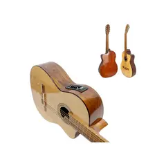 MALLKU - E. falcon- guitarra electroacustica 4 bandas ecualizador ml + funda.