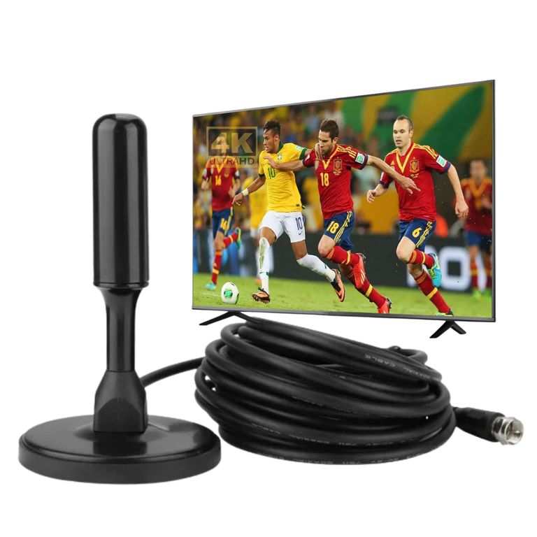 Antena TV HD para TV LCD SMART TV Con Señal Digital Decodificadores