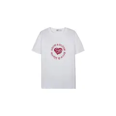 PEACE AND LOVE - Polo Manga Corta Mujer