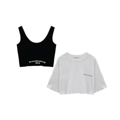 PEACE AND LOVE - Crop tTop Mujer