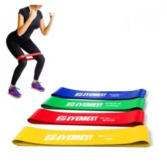 GENERICO - Banda de resistencia elástica set de 5 ligas ejercicios