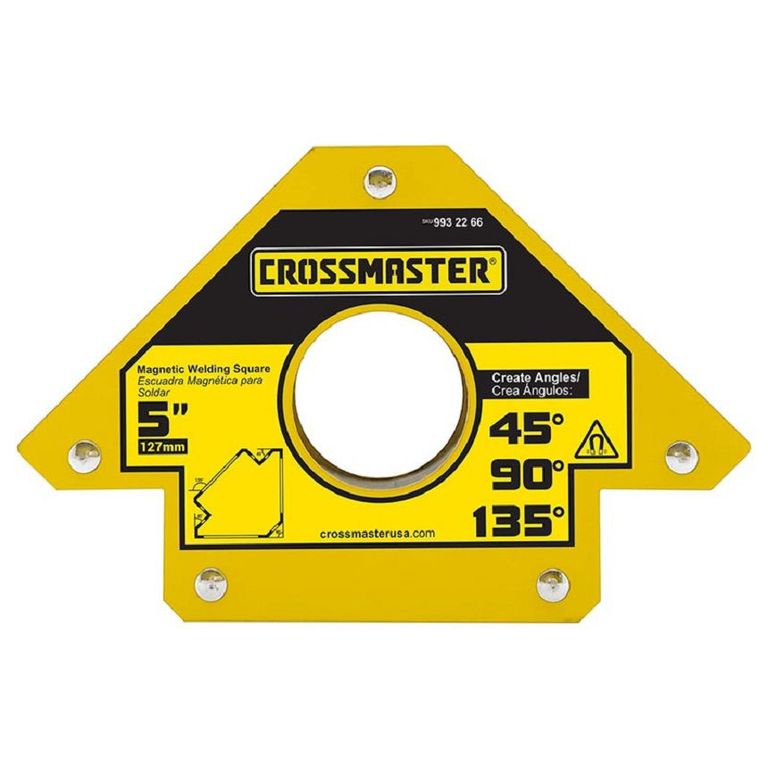 Escuadra Magnética 127mm 45° - 90° - 135° - 34 kg 9932266 Crossmaster