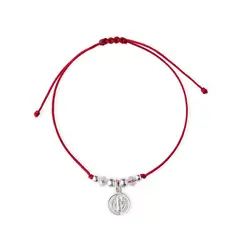 SANTORAL - Pulsera de San Benito - Hilo y Plata