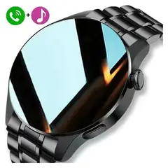 VATYERTY - Reloj inteligente bluetooth deportivo d/acero inox. p/hombre