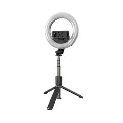 GENERICO - Palo Selfie Stick L07 Trípode Luz y Control Remoto - Ikafree