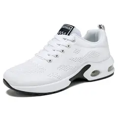 BLWOENS - Zapatillas casuales antideslizante mujer zapatos -blanco