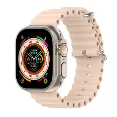 GENERICO - Correa Silicona Ocean para APPLE WATCH 49mm-45mm-44mm-42mm - Rosa