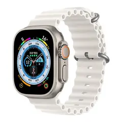 GENERICO - Correa Silicona Ocean para APPLE WATCH 41mm - 40mm - 38mm - Blanco