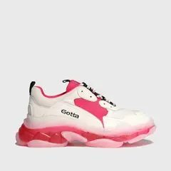 GOTTA - Zapatilla Rosada Cuero Mujer 13580