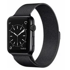 GENERICO - Correa Milanese para Apple Watch 38mm - 40mm - 41mm - Negro