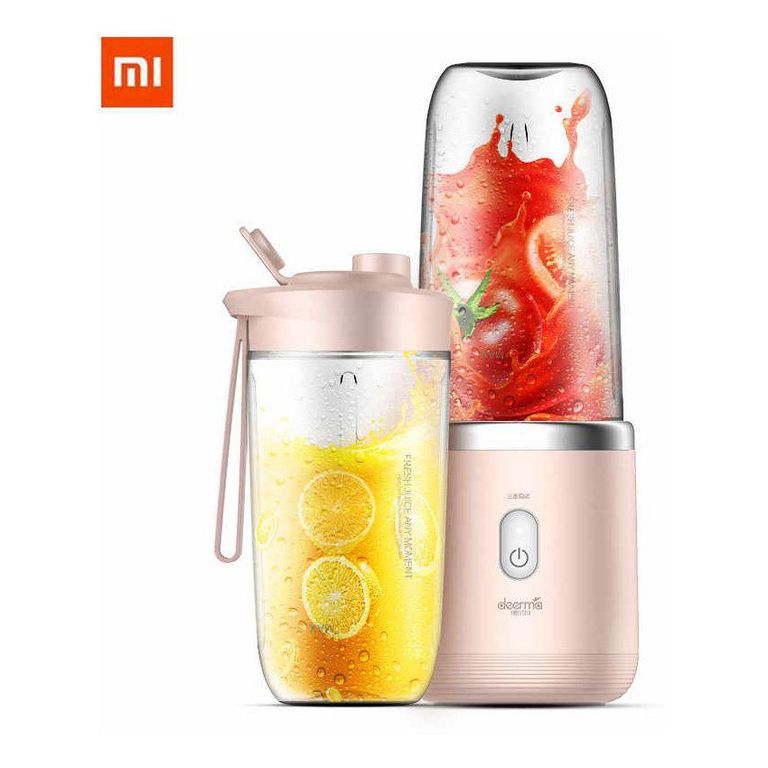 Mini licuadora portátil inalámbrica xiaomi delma deerma - rosa
