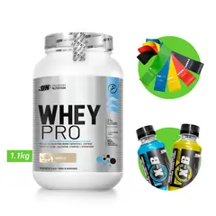 UNIVERSE NUTRITION - WHEY PRO 1.1KG PROTEÍNA UN VAINILLA + REGALOS