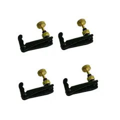 GENERICO - Set de 4 Microafinadores o reguladores negros