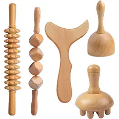 GENERICO - Kit de Maderoterapia para moldear el cuerpo