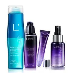 LBEL - Rutina Facial Nocturné de Desmaquillador con Serum Hidratante Noche y Contorno
