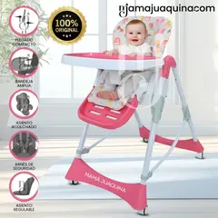 EBABY - Silla de Comer Graduable «LORI» Pink