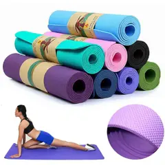GENERICO - Colchoneta tapete mat para yoga pilates ejercicios - 5 mm