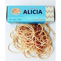 ALICE - Ligas N° 18 Caja De120 gr más de 230 ligas
