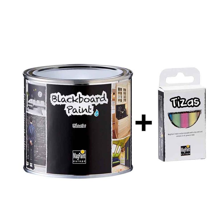 Pintura pizarra para tiza Negro 05L 1 Caja de Blackboard Chalks
