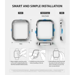 RINGKE - Case Acero Apple Watch 40mm Rol Premium - Bezel Importado USA