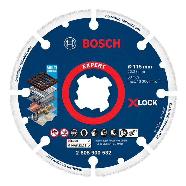 Disco Diamantado X-LOCK para Metal 4 1/2