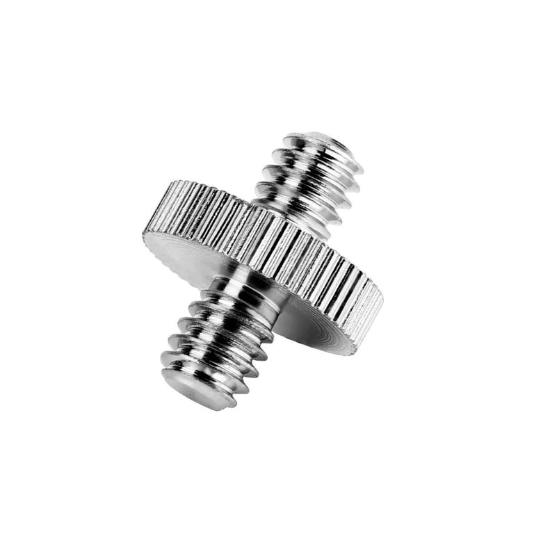 Tornillo Macho 1 / 4 a Macho 1 / 4 Pulgadas para Trípode.