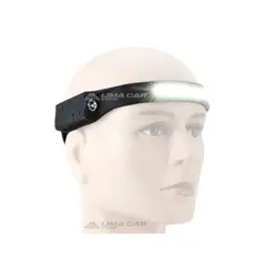 CAFINI - Linterna de Cabeza con Sensor LED Recargable minera camping