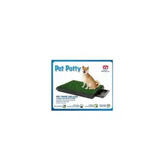GENERICO - Baño ecológico pet potty con bandeja grande