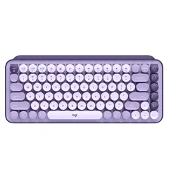 LOGITECH - Teclado POP Keys Mecanico Bluetooth Lavanda