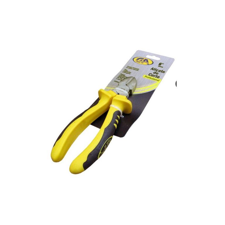 Alicate De Corte 6" C&A PRO - Negro / amarillo