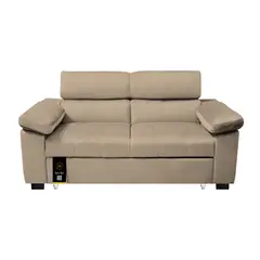 BARAKA HOME - Sofá Cama Baltimore 2 Plz - Beige Claro