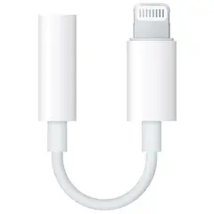 GENERICO - Adaptador audífonos jack iphone lightning - blanco