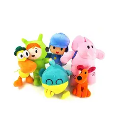 DANWEILE - Kit 6 hermosos peluches pocoyo muñecos juguetes originales