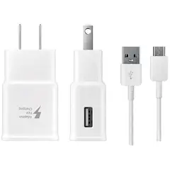 SAMSUNG - Cargador A50 A30 Carga Rapida 5v/2.0A Blanco