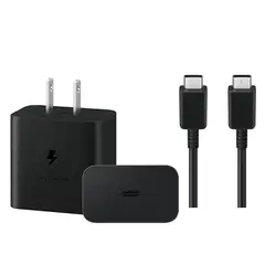 SAMSUNG - Cargador 45w Galaxy S23 ULTRA Z FLIP 4 Z FOLD NEGRO