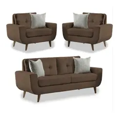 ALTO HOGAR - Juego de Sala 3 1 1 Kayruth Marrón