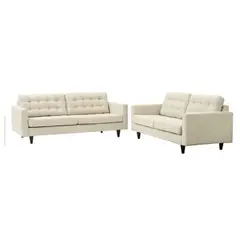 ALTO HOGAR - Juego de Sala 3 2 Lisanne Beige