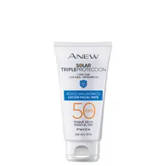 AVON - Anew Solar Triple Protección Loción Facial Mate FPS 50
