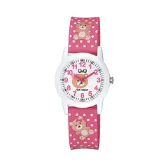 Q&Q - Reloj para Niñas Acuático 10 BAR Diseño Osito