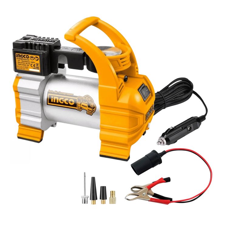 Compresor de aire automatico12V 140Psi Ingco