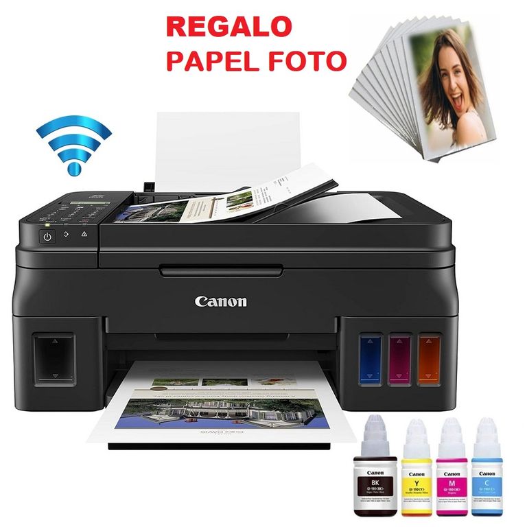 Impresora Pixma G4110 Imprime Escanea Copya Fax Usb Wi-fi